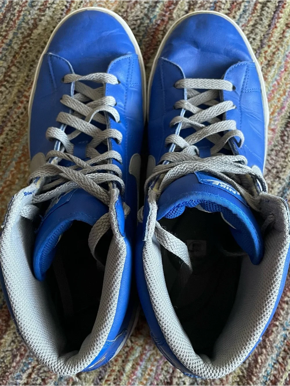 Nike Sweet Classic High Men’s Basketball Royal Blue/White Size 12 Vintage Look